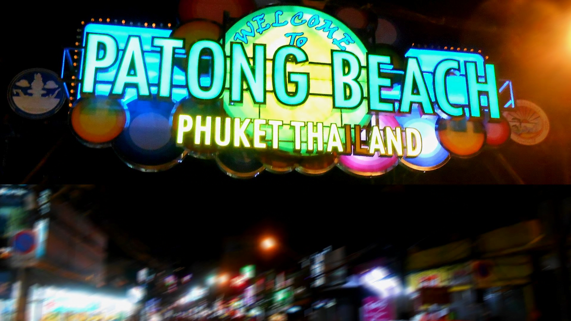 nightlife at patong beach